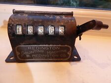 Antique 1908 Redington Counting Machine FB Redington Co Chicago picture