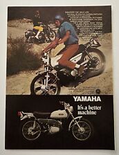 Vintage Motorcycle Yamaha Enduro 125 Single AT-1 Advertisment 1968 picture