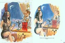 Doug Sneyd Signed Original Color Xerox Gag Sketch Art Playboy Feb 1995 Talk Show picture