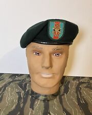 US Army Special Forces Association Green Bancroft beret size 7 7/8 picture