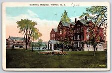 1936 McKinley Hospital Trenton New Jersey Grounds And Building Posted Postcard picture