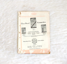 Vintage Diana Marsh Cosmetics Catalogue Vanity Old Collectible London Rare B128 picture