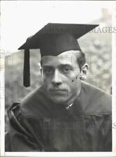 1928 Press Photo President's son John Coolidge at graduation from Amherst in MA picture