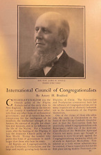 1899 International Council of Congregationalists James Angell Dr. John Brown picture