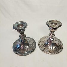 VTG Gorham EP Sterling Weighted Candle Holders YC3004 picture
