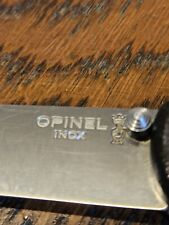Opinel No 7 Wells Blade Works Re Handle Linen Micarta picture