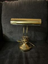 Vintage 1960’s Brass Piano Lamp/Bankers Lamp Works Adjustable Arm picture