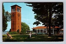 Chautauqua NY-New York, Miller Bell Tower, College Club Antique Vintage Postcard picture