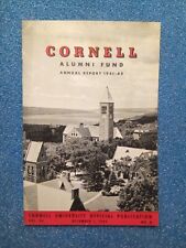 Vintage Cornell Alumni Fund Annual Report 1941-42.  Vol.34 No.8 December 1, 1942 picture