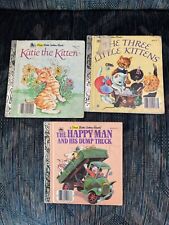 Vintage First Little Golden Books Set of 3 picture