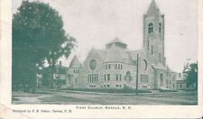 Postcard First Church Nashua NH picture