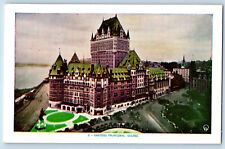 Quebec Canada Postcard Building of Chateau Frontenac c1950's Vintage Unposted picture