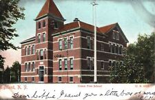 Vintage Postcard 1906 Tall & Strong Building Union Free School Highland New York picture