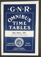 Great Northern Railroad Ireland Omnibus Time Tables & Regulations 1937 with Ads picture