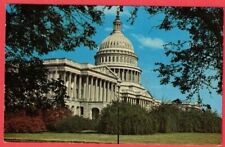 Vintage UNITED STATES CAPITOL BUILDING WASHINGTON DC Postcard picture
