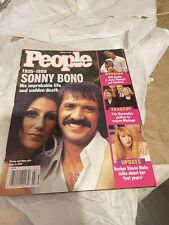 PEOPLE WEEKLY Magazine January 19 1998 Sonny Bono Cher Stevie Nicks Will Smith picture