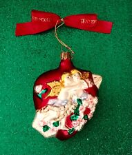 WATERFORD HEIRLOOM CUPID’S HEART VALENTINE’S DAY CHRISTMAS ORNAMENT picture