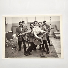 Gene Vincent and The Blue Caps Vintage Band Postcard 1957 Real Photo RPPC 96 picture