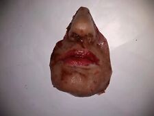 Horror Prop SILICONE FACE chunk Movie Fx HALLOWEEN Body Parts Dead ZOMBIE spfx picture
