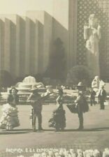 San Francisco Photo Postcard Dancers w/ Musicians 'Pacifica' 1939 Int'l Expo  picture