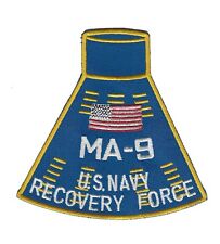 NASA Mercury 9 MA-9 space recovery ship task force patch picture