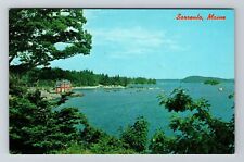 Sorrento ME-Maine, Picturesque Harbor View, Scenic, Vintage Postcard picture