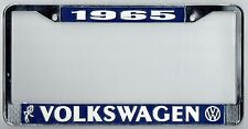 1965 Volkswagen VW Bubblehead Vintage California License Plate Frame BUG BUS T-3 picture