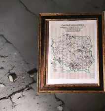 RARE Poland  NAZI WORLD War II Holocaust Map - Original History Military  picture