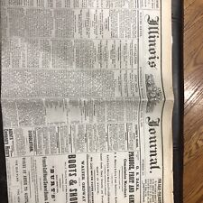 Monday Feb 7, 1876 Illnois Newspaper Journal picture