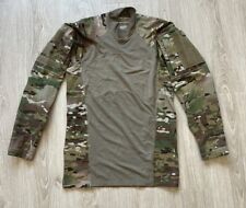 USED MULTICAM  ARMY COMBAT SHIRT FLAME RESISTANT HOT WEATHER TOP SMALL picture