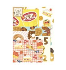 Stationary Decoration Paper, Japanese Sweets Dessert Kawaii 20 Pcs US SELLER picture