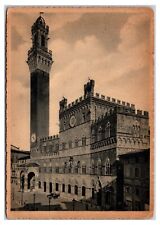 Antique Early 1920s - Paiazzo Town Hall - Siena, Italy Postcard (Posted) picture
