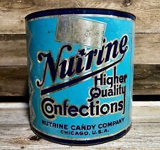 1952 Nutrine, Higher Quality Confections Tin, Nutrine Candy Company picture
