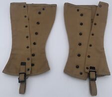 Tweedie Footwear Corporation 1945 WWII WW2 US Army Boot Gaiters Spats Covers picture