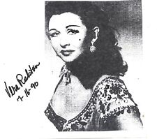 Vera Ralston-Actor-1990 Autograph-Paper Picture Copy-From Collection picture