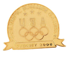 VTG Sydney 2000 Olympic Summer Games Team USA Lapel Hat Pin picture