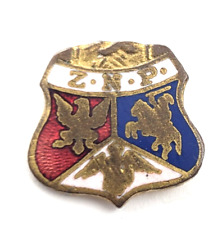 VTG Polish National Alliance Fraternal ZNP Związek Narodowy Polski Crest Pin picture