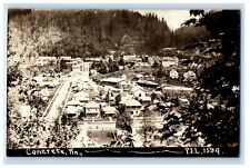 c1910's Bird's Eye View Of Concrete Washington WA RPPC Photo Antique Postcard picture
