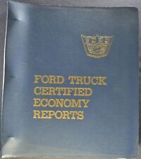1960 Ford Truck Economy Brochure/Binder F100 Pickup Dump Semi Excellent Original picture