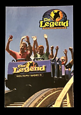 Postcard Holiday World Theme Park Santa Claus Indiana The Legend Roller Coaster picture