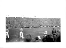University of Michigan Stadium Football Game Sideline POV 1940s Vintage Photo picture