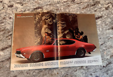 1969 VINTAGE Oldsmobile Sales Brochure Booklet Olds Catalog  picture