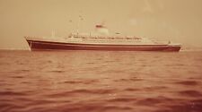 Original 1950s SS Andrea Doria Italian Ocean Liner Large Color Slide Photo picture