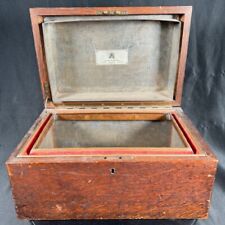 Large Antique Mahogany? Benson and Hedges Metal Lined Cigar Humidor Box picture