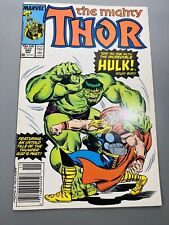 Thor #385 Incredible Hulk Cover Marvel Comics 1987 NM NEWSSTAND 1st print picture