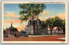 Concord,NH City Hall Post Office And Historical Building Merrimack County wb unp picture