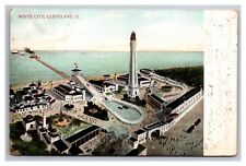 Postcard Cleveland Ohio White City Amusement Park on the Lake 1907 picture