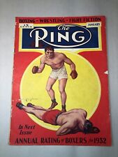 January 1933 The Ring Boxing Magazine Vol. XI No. 12 picture