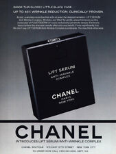 1987 Chanel: Glossy Little Black Case Lift Serum Vintage Print Ad picture