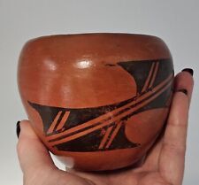 Vintage Hopi Pottery - ZELLA CHEEDA - Antelope Woman - (1901-1997) Hopi Redware picture